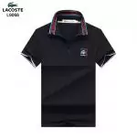 lacoste t-shirt new arrival embroidery lacoste black